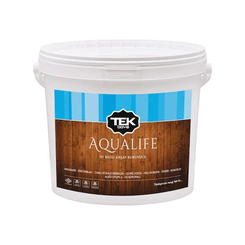 Tek Boya Aqualıfe Su Bazlı Ahşap Koruyucu Ceviz 2,5Lt